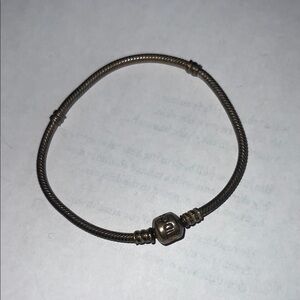 Pandora Snake Chain Bracelet with Barrel Clasp